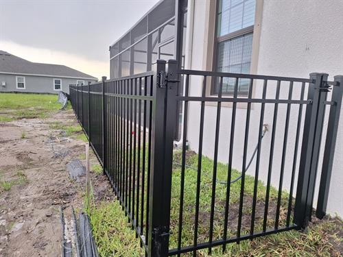 Aluminum fence
