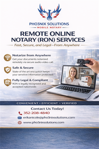 Remote Online Notarizations