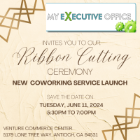 Grand Opening Ribbon Cutting -My Executive Office