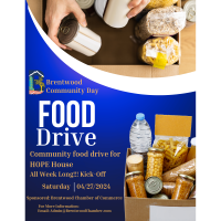 Brentwood Community Day Food Drive
