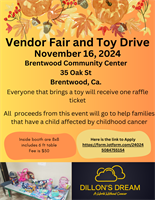 Vendor Fair/Toy Drive