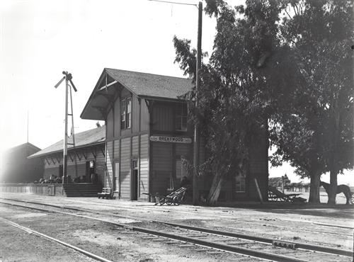 Brentwood Train Depot, built in 1878.  Learn about Brentwood's history at the museum!