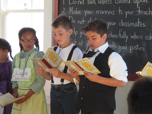 1,600 third graders visit the ECC Historical Museum each year to learn local history - AND to experience a lesson in the Eden Plain Schoolhouse
