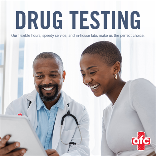Drug testing services at AFC Brentwood