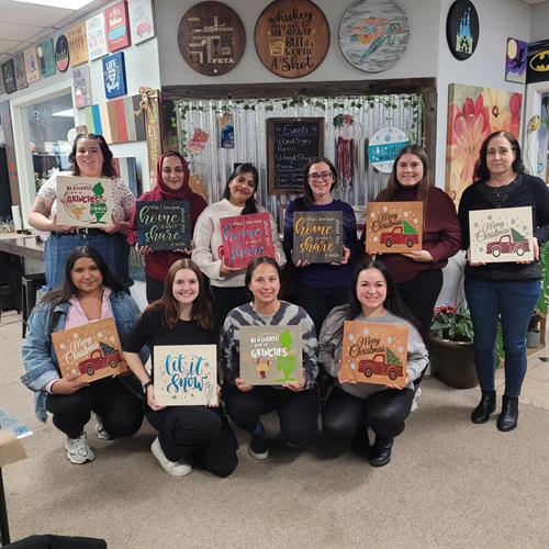 Brush Board & Paint Night