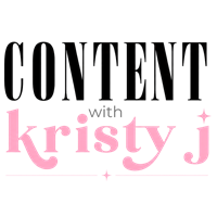 Content with Kristy J