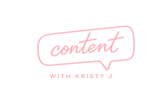 Content with Kristy J