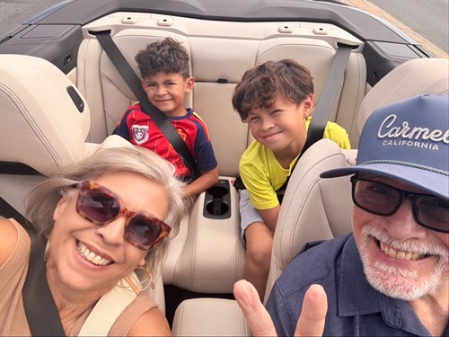 Cruising with our great Great Nephews 