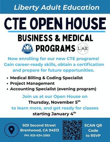 Sign up to obtain more information about our CTE programs: https://forms.cloud.microsoft/r/D7aQadWvW4