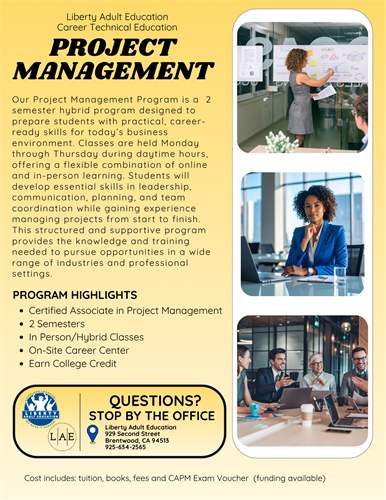 Obtain a Project Management Certification with our Project Management program!