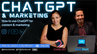 FREE CHATGPT WORKSHOP - How to use ChatGPT for your Marketing & Content