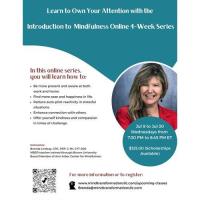 Introduction to Mindfulness Online 4-Week Series