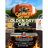 Join Us Saturday for Our Celebrity Server!