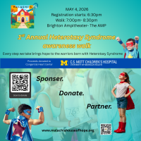 1st Annual Heterotaxy Awareness Syndrome 2-Mile Walk