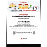 Give Blood Hartland Fire Department