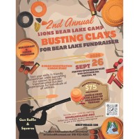 2nd Annual Lions Bear Lake Camp Fundraisor