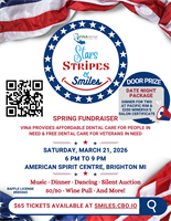 Stars, Stripes & Smiles 2026 March 21st at the American Spirit Centre