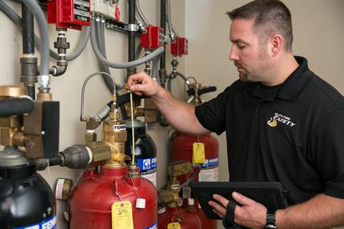 Providing fire system inspections