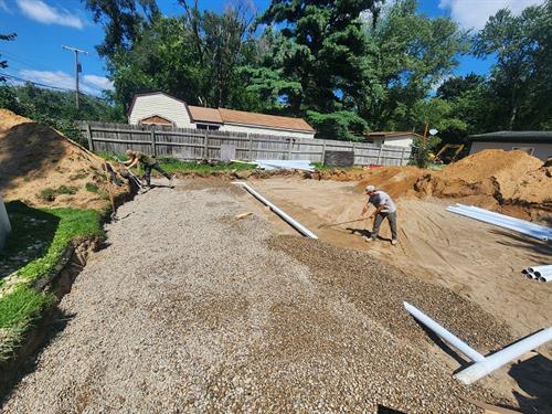 Septic Field Install