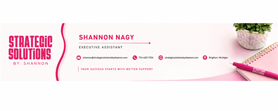 Strategic Solutions by Shannon Strategic Solutions by Shannon