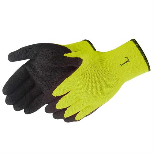 Black Latex Coated Seamless Gloves