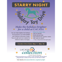 LACASA Launches Annual “Starry Night Toy Drive” for Local Children in Need
