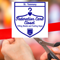 Ribbon Cutting at Federation Care Closet