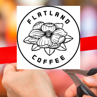 Ribbon Cutting at Flatland Coffee