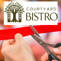 Ribbon Cutting at Courtyard Bistro and Food Lovers Marketplace