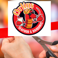 Ribbon Cutting at Orlins Seafood and Daiquiris