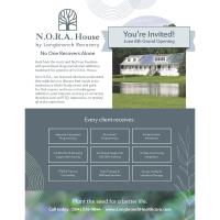 Ribbon Cutting at N.O.R.A. House by Longbranch Recovery