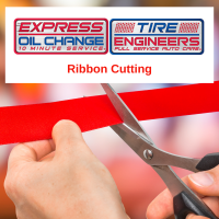 Ribbon Cutting at Express Oil Change & Tire Engineers