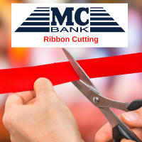 Ribbon Cutting at MC Bank - first branch in Covington!