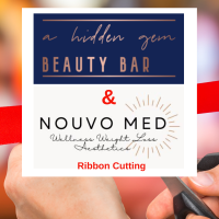 Ribbon Cutting at A Hidden Gem Beauty Bar & NouVo Med