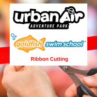 Ribbon Cutting at Urban Air Covington and Goldfish Swim School