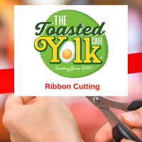 Ribbon Cutting at The Toasted Yolk Cafe