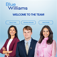Blue Williams, LLC Welcomes New Associates!