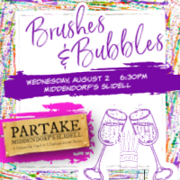 "Brushes & Bubbles" -- A Partake Event