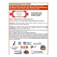 20 Best Practices for Board Governance Multi-Chamber Webinar