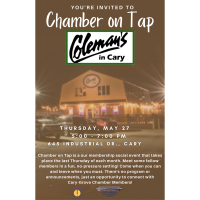 Chamber on Tap-Coleman's in Cary-May