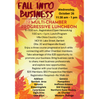 "Fall Into Business" Multi-Chamber Progressive Luncheon