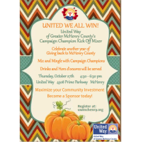 United Way of Greater McHenry County Campaign Champion Kickoff Mixer