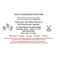 Annual Easter Egg Hunt-Fox River Grove/Cary-Grove Jaycees
