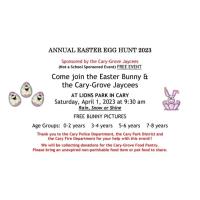 Annual Easter Egg Hunt-Cary/Cary-Grove Jaycees