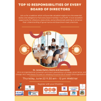 Fox Valley Chambers Webinar-"Top 10 Responsibilities for Every Board of Directors"