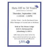 "Hats Off to 50 Years" Senior Services Assoc. Event 