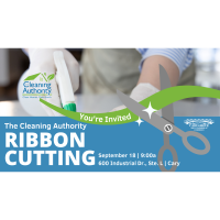 Ribbon Cutting at the Cleaning Authority