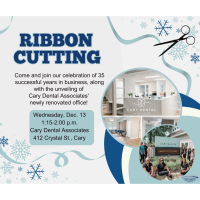 Ribbon Cutting at Cary Dental Associates