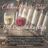 Chamber on Tap at 750 Cucina Rustica