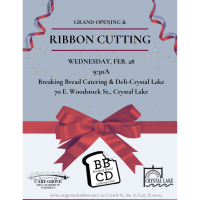 Ribbon Cutting at Breaking Bread Catering & Deli-Crystal Lake